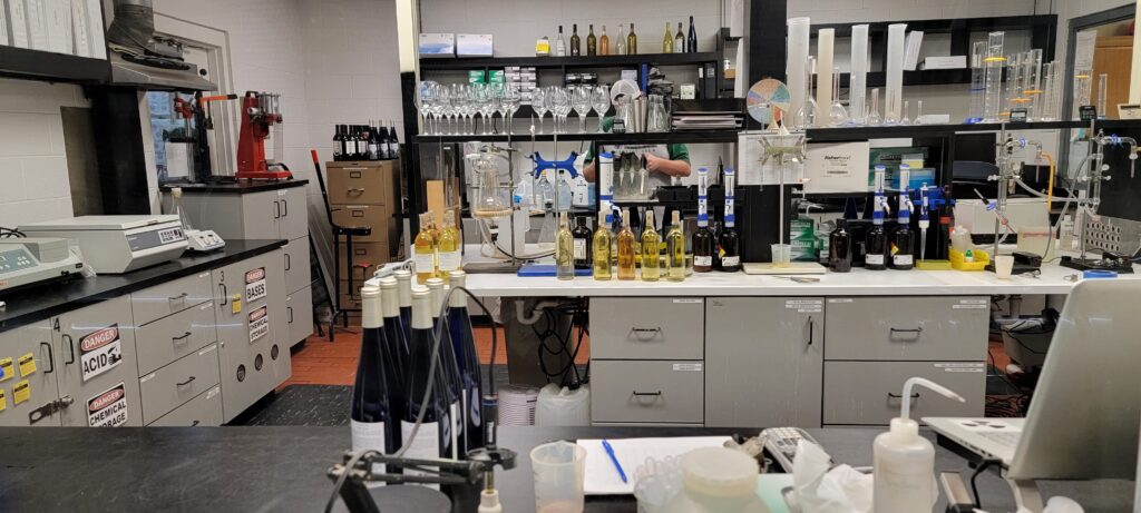 Llano Estacado Wine Chemistry Room