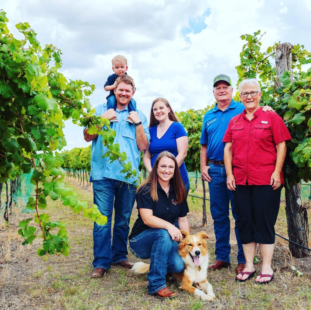 The Mills Family at The Rustic Spur Vineyard