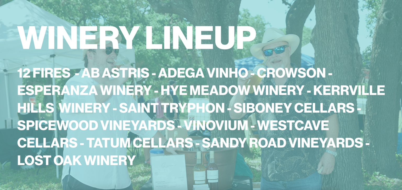 Celebrate Texas Wine And Live Music At Texas Wine Jam » Sommly