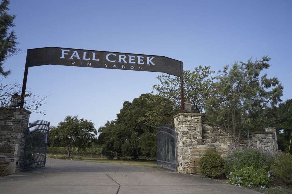 Fall Creek Vineyards Gate